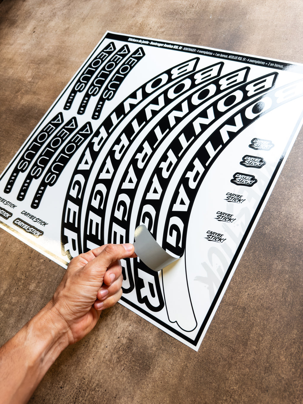 Bontrager Aeolus RSL 51 - Kit stickers